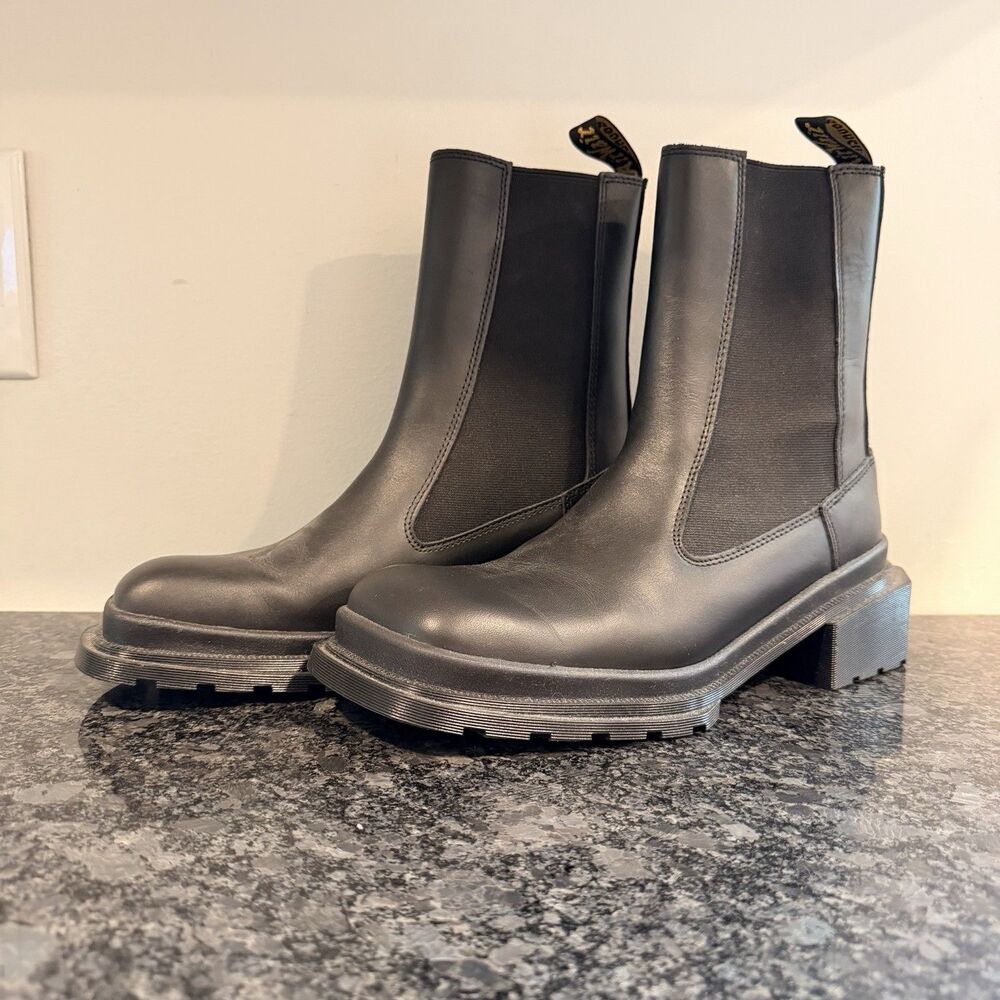 32069001 DR. MARTENS WOMEN'S MAYBOLE CHELSEA, BLACK/WANAMA SIZE 8 - 32069001